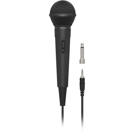 Behringer BC110 Micrófono Dinámico Vocal con Cable de 3.5mm y Adaptador 1/4"