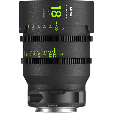 NiSi ATHENA PRIME T2.2 18mm 40mm T1.9 135mm Full-Frame Kit lentes cine