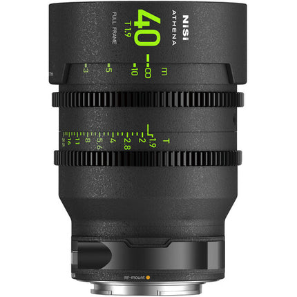 NiSi ATHENA PRIME T2.2 18mm 40mm T1.9 135mm Full-Frame Kit lentes cine
