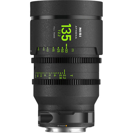 NiSi ATHENA PRIME T2.2 18mm 40mm T1.9 135mm Full-Frame Kit lentes cine
