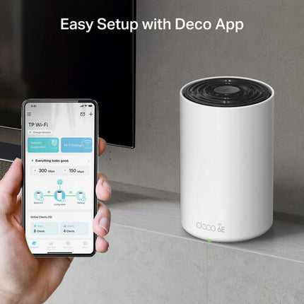 TP-Link Deco XE70 Pro AXE4900 módulo Wi-Fi tri banda 4658 Mb/s 2900 m² cobertura