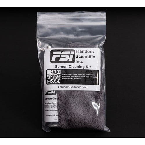FSI Solutions Kit de Limpieza para Pantallas LCD y OLED con Solución y Paño Microfibra