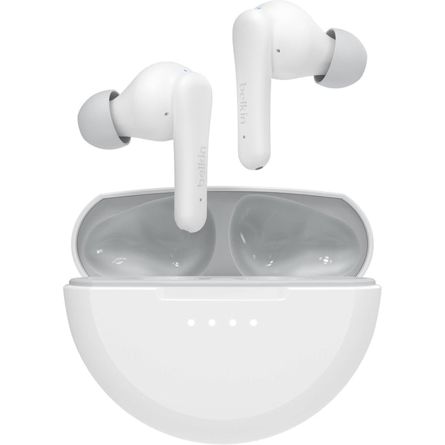 Belkin SoundForm Nano 2 Auriculares Inalámbricos para Niños Blanco Limitador de Volumen 85 dB y 28 Horas de Reproducción