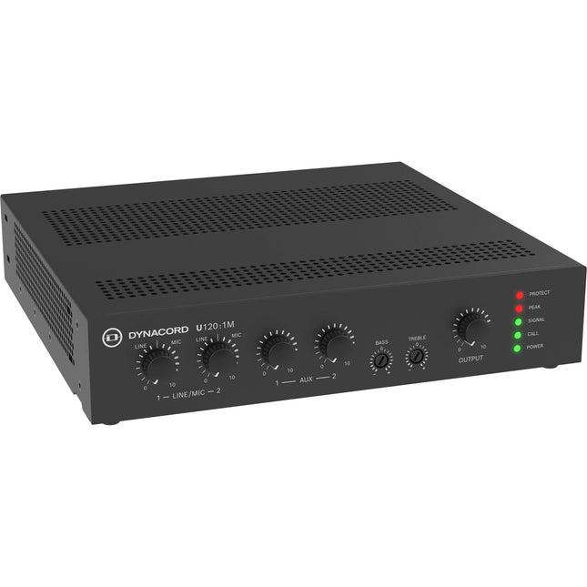 Dynacord U120:1 Amplificador un canal 120W filtro paso alto 120Hz montaje incluido