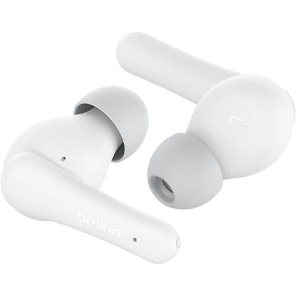 Belkin SoundForm Nano 2 Auriculares Inalámbricos para Niños Blanco Limitador de Volumen 85 dB y 28 Horas de Reproducción