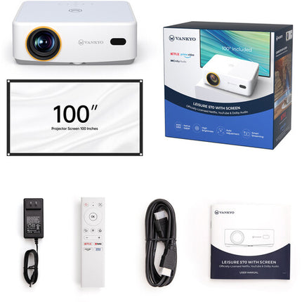 Vankyo Leisure L570 Proyector Full HD 200 ANSI lúmenes Pantalla 100"