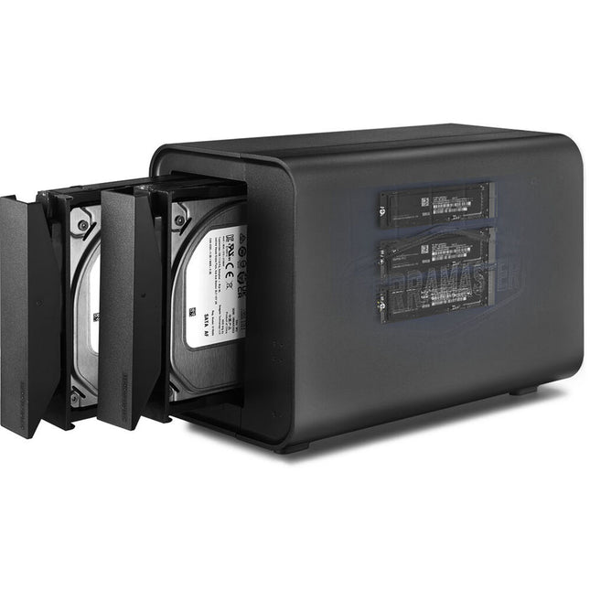 TerraMaster D5 Hybrid Caja de Disco 5 Bahías USB 3.2 Gen 2 2 x 3.5/2.5" y 3 x M.2 2280