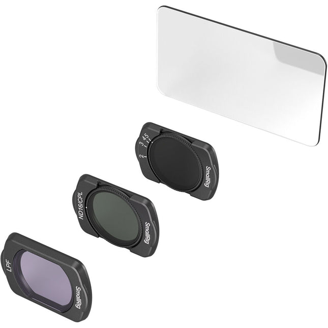 SmallRig Kit de filtros VND ND CPL LPF para DJI Osmo Pocket 3 con protector de pantalla