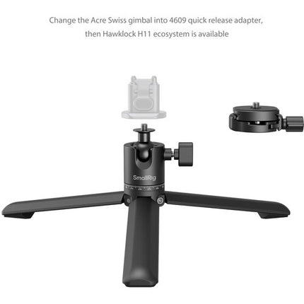 SmallRig Trípode de Mesa con Placa Arca y Cabezal Esférico Mini 360°