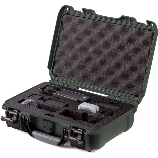 Nanuk 909 Maletín Rígido con Espuma para DJI Osmo Pocket 3 4.8L Impermeable Oliva