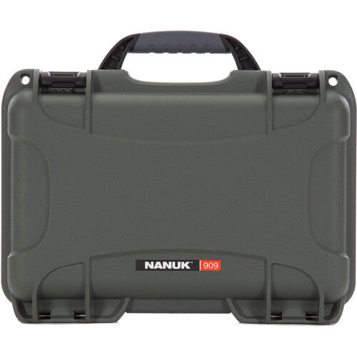 Nanuk 909 Maletín Rígido con Espuma para DJI Osmo Pocket 3 4.8L Impermeable Oliva