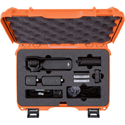Nanuk 909 Estuche Rígido con Espuma para DJI Osmo Pocket 3 4.8L Naranja IP67