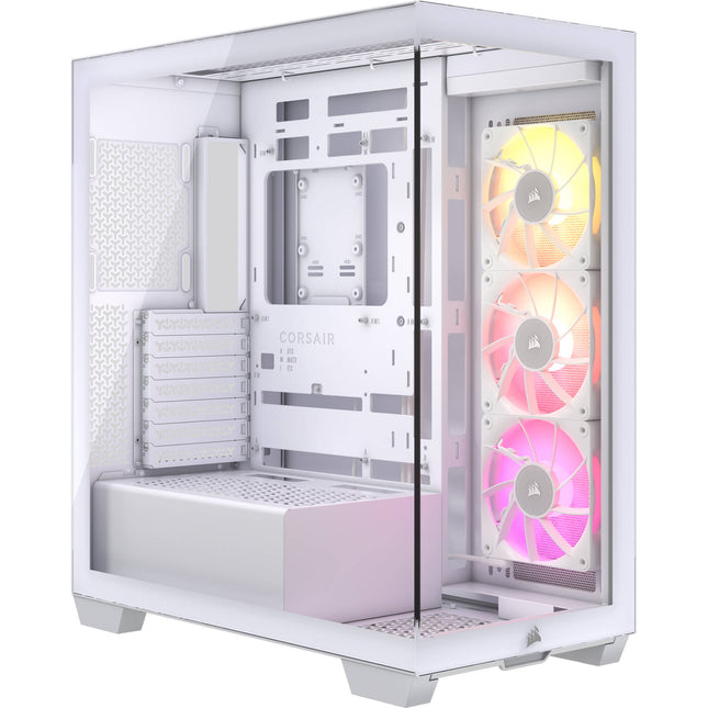 CORSAIR iCUE LINK 3500X RGB Caja PC Mid-Tower ATX Blanca con 3 Ventiladores 120mm