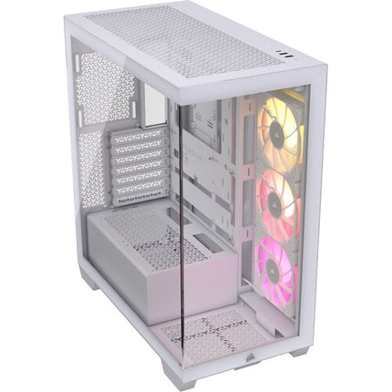 CORSAIR iCUE LINK 3500X RGB Caja PC Mid-Tower ATX Blanca con 3 Ventiladores 120mm