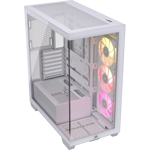 CORSAIR iCUE LINK 3500X RGB Caja PC Mid-Tower ATX Blanca con 3 Ventiladores 120mm