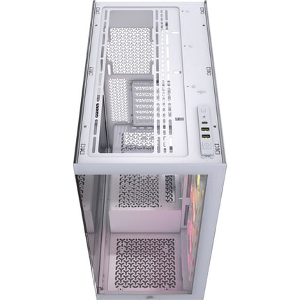 CORSAIR iCUE LINK 3500X RGB Caja PC Mid-Tower ATX Blanca con 3 Ventiladores 120mm