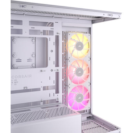 CORSAIR iCUE LINK 3500X RGB Caja PC Mid-Tower ATX Blanca con 3 Ventiladores 120mm