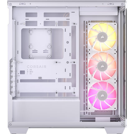 CORSAIR iCUE LINK 3500X RGB Caja PC Mid-Tower ATX Blanca con 3 Ventiladores 120mm