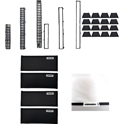 Chimera Astera Titan TubePro Kit Accesorios para Tubos LED con Difusor y Barndoors