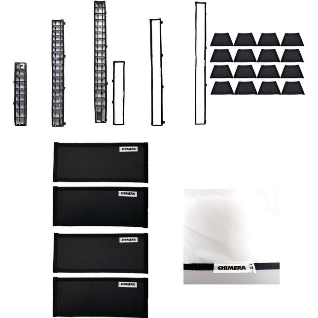 Chimera Astera Titan TubePro Kit Accesorios para Tubos LED con Difusor y Barndoors