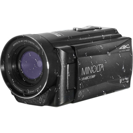 Minolta MN4K300WP Cámara Acuática 4K UHD 13MP Zoom 18x 32GB
