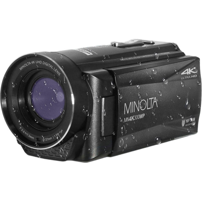 Minolta MN4K300WP Cámara Acuática 4K UHD 13MP Zoom 18x 32GB