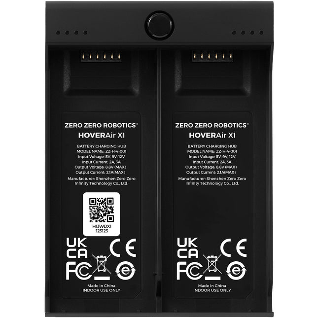 HOVERAir Hub de Carga Dual para Drones X1 Baterías 1050mAh Negro