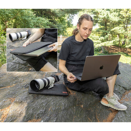 Funda para portátil Ruggard LuxeWeave 16" MacBook Pro Nylon 600D resistente al agua