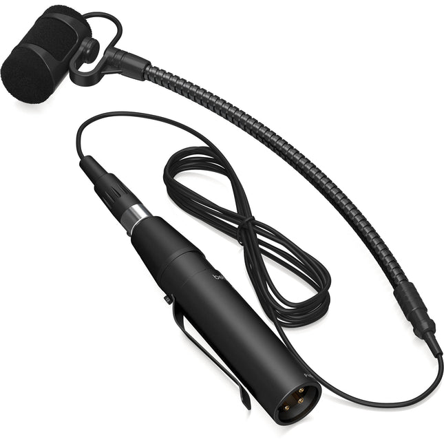 Behringer CB100 Micrófono de Condensador para Instrumentos con Brazo Flexible y Patrón Cardioide