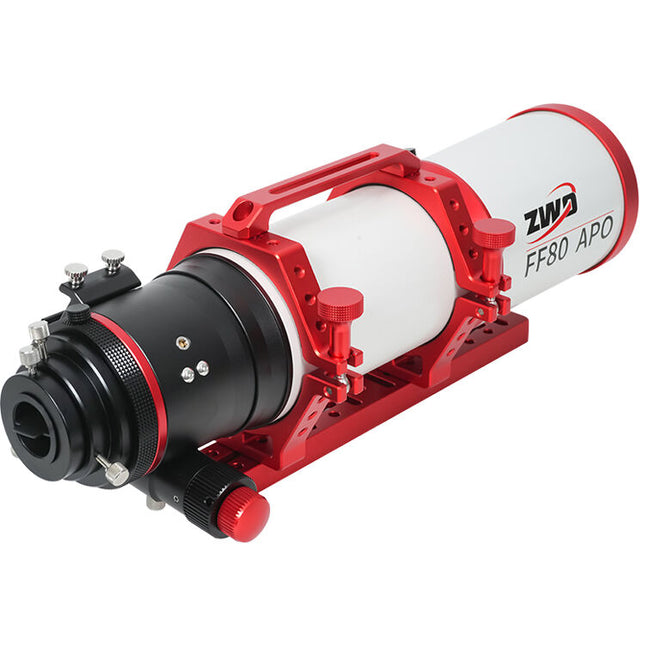 ZWO FF80 APO Telescopio Astronómico Refractor 80mm 600mm f7.5 OTA