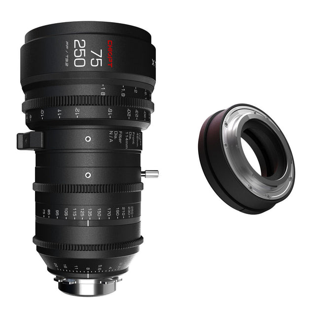 CHIOPT XTREME 75-250mm T3.2 Zoom Cine con Monturas PL y EF