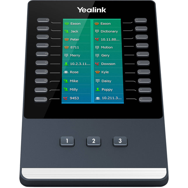 Yealink EXP50 Módulo de Expansión de Color Pantalla 4.3" 20 Teclas Programables