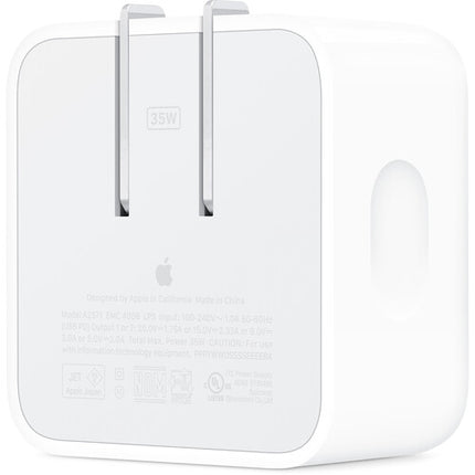 Apple 35W Adaptador de corriente compacto dual USB-C 2 puertos 35W