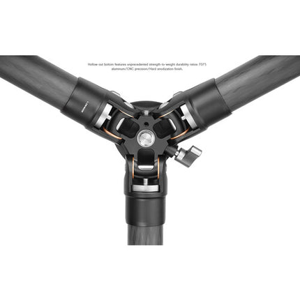 Leofoto LS-223CEX X Ranger trípode de mesa fibra de carbono 15.1" carga 11.4 lb con rótula LH-25