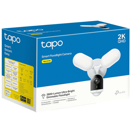TP-Link Tapo C720 Cámara Exterior 4MP 2560x1440 Visión Nocturna 98m
