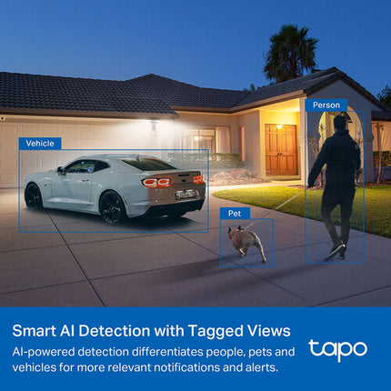 TP-Link Tapo C720 Cámara Exterior 4MP 2560x1440 Visión Nocturna 98m