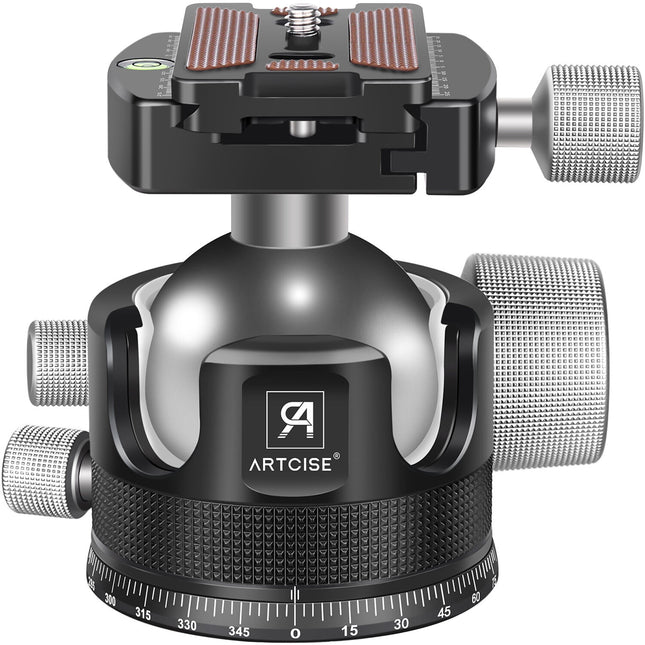 ARTCISE KB54 Cabeza de Bola Bajo Perfil Capacidad 66.1 lb Diámetro 2.13"