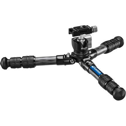 Leofoto LS-223CX Trípode Mini de Fibra de Carbono 13.23 lb Capacidad con Cabezal LH-25 Ball Head