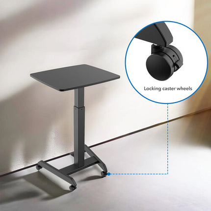 Mount-It! Escritorio Móvil Ajustable 29.6-44.2" Soporte para Laptop Negro