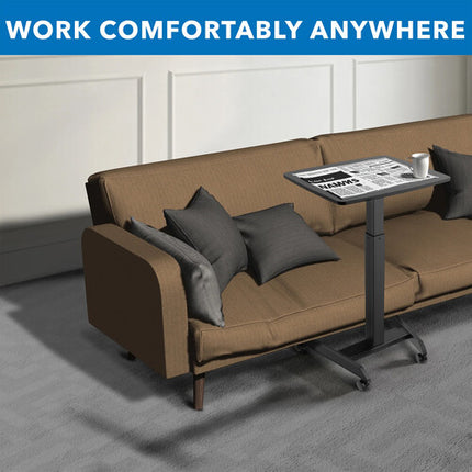 Mount-It! Escritorio Móvil Ajustable 29.6-44.2" Soporte para Laptop Negro