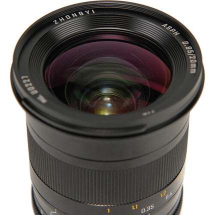 Mitakon Zhongyi Speedmaster 20mm f0 95 Lente Gran Angular para Sony E APS-C Manual