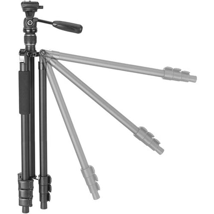 Vanguard Vesta GO 264AP Trípode de Aluminio con Cabezal Panorámico PH-24 capacidad 3 kg altura 16.5 a 166 cm con Maletín