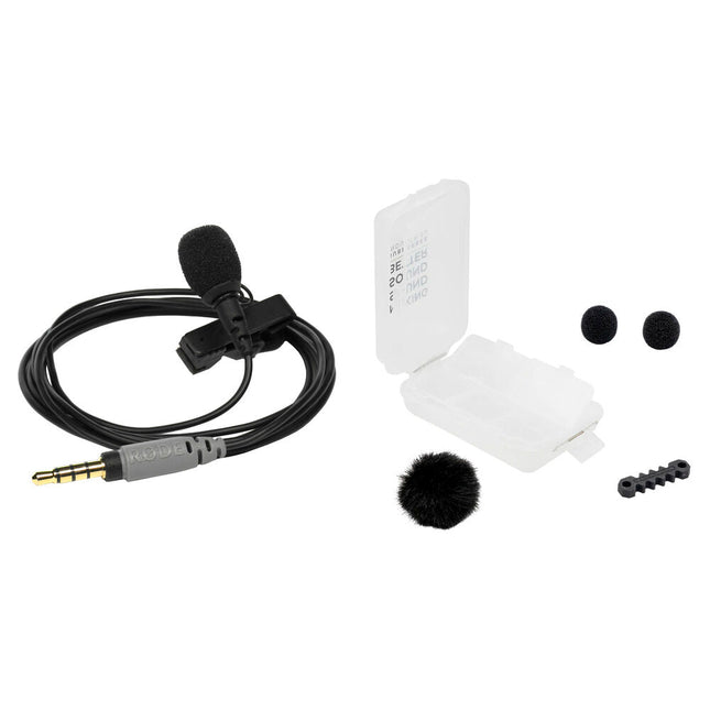 RODE SmartLav+ Micrófono Lavalier para Smartphones con Kit Exterior y Patrón Omni