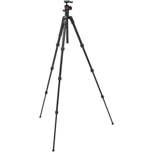 Manfrotto Befree Advanced AS Trípode de aluminio para viaje 15.7 a 59.1 pulgadas capacidad 9 kg con rótula 494