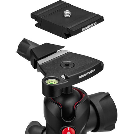 Manfrotto Befree Advanced AS Trípode de aluminio para viaje 15.7 a 59.1 pulgadas capacidad 9 kg con rótula 494