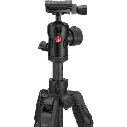 Manfrotto Befree Advanced AS Trípode de Viaje Carbono 4 Secciones 19.8 lb Capacidad