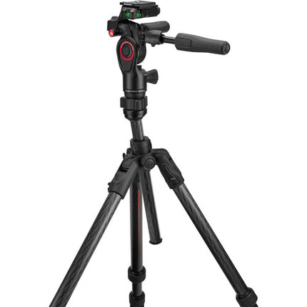 Manfrotto Befree GT PRO trípode de viaje aluminio 66 cm carga 6 kg con cabezal 3 vías