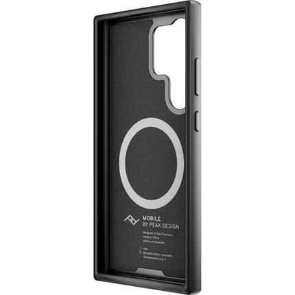 Peak Design Everyday Fabric Case para Samsung Galaxy S24 Ultra Perfil Delgado y Bumper de Goma