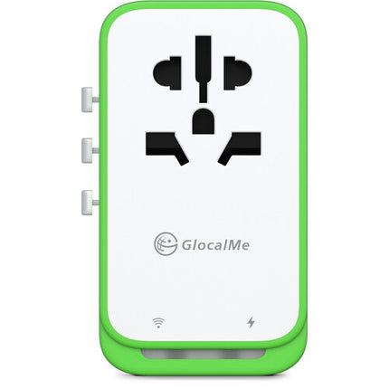 GlocalMe RoamPlug Adaptador de Viaje con Wi-Fi 6 y 70W USB Power