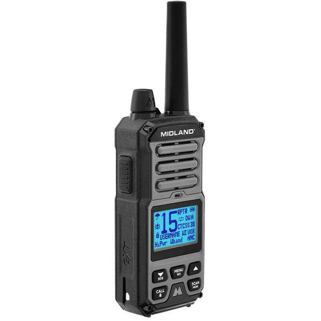 Midland GXT67 Pro Radio GMRS 22 Canales 5W IP67 Batería 16H